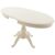 Стол «Фабрицио» эллипс 110x75, слоновая кость, изображение 4 | Интернет магазин мебели и декора LifeDekor