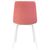 Стул обеденный DOBRIN ALEX, белые ножки, розовая ткань (UF860-05B), Вариант: белые ножки, розовая ткань (UF860-05B), изображение 5 | Интернет магазин мебели и декора LifeDekor
