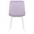 Стул обеденный DOBRIN ALEX, белые ножки, фиолетовый велюр (V108-49), Вариант: белые ножки, фиолетовый велюр (V108-49), изображение 5 | Интернет магазин мебели и декора LifeDekor