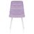 Стул обеденный DOBRIN ALEX, белые ножки, фиолетовый велюр (V108-49), Вариант: белые ножки, фиолетовый велюр (V108-49), изображение 6 | Интернет магазин мебели и декора LifeDekor