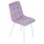 Стул обеденный DOBRIN ALEX, белые ножки, фиолетовый велюр (V108-49), Вариант: белые ножки, фиолетовый велюр (V108-49), изображение 7 | Интернет магазин мебели и декора LifeDekor
