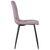 Стул обеденный DOBRIN CHILLY ROMBO, Лавандовый Simple 48, основание черное, Вариант: Лавандовый Simple 48, основание черное, изображение 3 | Интернет магазин мебели и декора LifeDekor