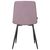 Стул обеденный DOBRIN CHILLY ROMBO, Лавандовый Simple 48, основание черное, Вариант: Лавандовый Simple 48, основание черное, изображение 5 | Интернет магазин мебели и декора LifeDekor