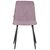Стул обеденный DOBRIN CHILLY ROMBO, Лавандовый Simple 48, основание черное, Вариант: Лавандовый Simple 48, основание черное, изображение 6 | Интернет магазин мебели и декора LifeDekor