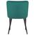 Стул обеденный DOBRIN RICHARD, черные матовые ножки, зелёный велюр (V108-64), Вариант: черные матовые ножки, зелёный велюр (V108-64), изображение 5 | Интернет магазин мебели и декора LifeDekor