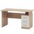 Стол «Гарвард» эргономик 130 3ящ ЛВ, Дуб сонома/Белый, изображение 2 | Интернет магазин мебели и декора LifeDekor