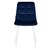 Набор 4 шт Стул обеденный DOBRIN CHILLY, Темно-синий Holland 60, основание белое, Вариант: Темно-синий Holland 60, основание белое, изображение 7 | Интернет магазин мебели и декора LifeDekor