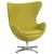 Кресло дизайнерское DOBRIN EGG, светло-зеленая ткань AF3, Вариант: светло-зеленая ткань AF3 | Интернет магазин мебели и декора LifeDekor