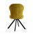 Стул DikLine 238 поворотный BL08 горчица, ножки черные, изображение 2 | Интернет магазин мебели и декора LifeDekor