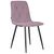 Набор 4 шт Стул обеденный DOBRIN CHILLY ROMBO, Лавандовый Simple 48, основание черное, Вариант: Лавандовый Simple 48, основание черное, изображение 2 | Интернет магазин мебели и декора LifeDekor
