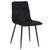 Стул обеденный DOBRIN ALEX, черные матовые ножки, черный велюр (V108-77), Вариант: черные матовые ножки, черный велюр (V108-77) | Интернет магазин мебели и декора LifeDekor