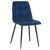 Стул обеденный DOBRIN ALEX, черные матовые ножки, темно-синий велюр (V108-67), Вариант: черные матовые ножки, темно-синий велюр (V108-67) | Интернет магазин мебели и декора LifeDekor