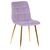 Стул обеденный DOBRIN ALEX, золотые ножки, фиолетовый велюр (V108-49), Вариант: золотые ножки, фиолетовый велюр (V108-49) | Интернет магазин мебели и декора LifeDekor