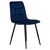 Набор 4 шт Стул обеденный DOBRIN CHILLY, Темно-синий Holland 60, основание черное, Вариант: Темно-синий Holland 60, основание черное, изображение 3 | Интернет магазин мебели и декора LifeDekor