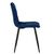 Набор 4 шт Стул обеденный DOBRIN CHILLY, Темно-синий Holland 60, основание черное, Вариант: Темно-синий Holland 60, основание черное, изображение 4 | Интернет магазин мебели и декора LifeDekor