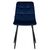 Набор 4 шт Стул обеденный DOBRIN CHILLY, Темно-синий Holland 60, основание черное, Вариант: Темно-синий Holland 60, основание черное, изображение 7 | Интернет магазин мебели и декора LifeDekor