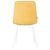 Стул обеденный DOBRIN CHILLY ROMBO, Горчичный Simple 15, основание белый, Вариант: Горчичный Simple 15, основание белый, изображение 5 | Интернет магазин мебели и декора LifeDekor