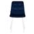 Стул обеденный DOBRIN CHILLY, Темно-синий Holland 60, основание белое, изображение 6 | Интернет магазин мебели и декора LifeDekor