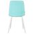 Набор 4 шт Стул обеденный DOBRIN CHILLY, Мятный Holland 50, основание белое, Вариант: Мятный Holland 50, основание белое, изображение 6 | Интернет магазин мебели и декора LifeDekor