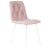 Стул обеденный DOBRIN CHILLY ROMBO, Розовый Simple 03, основание белый, Вариант: Розовый Simple 03, основание белый, изображение 2 | Интернет магазин мебели и декора LifeDekor