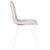 Стул обеденный DOBRIN CHILLY ROMBO, Розовый Simple 03, основание белый, Вариант: Розовый Simple 03, основание белый, изображение 3 | Интернет магазин мебели и декора LifeDekor