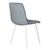Набор 4 шт Стул обеденный DOBRIN CHILLY, Серо-голубой Holland 14, основание белое, Вариант: Серо-голубой Holland 14, основание белое, изображение 5 | Интернет магазин мебели и декора LifeDekor