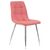 Стул обеденный DOBRIN ALEX, хром ножки, розовая ткань (UF860-05B), Вариант: хром ножки, розовая ткань (UF860-05B), изображение 2 | Интернет магазин мебели и декора LifeDekor