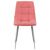 Стул обеденный DOBRIN ALEX, хром ножки, розовая ткань (UF860-05B), Вариант: хром ножки, розовая ткань (UF860-05B), изображение 6 | Интернет магазин мебели и декора LifeDekor