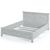 Кровать «Лорена» 160, Бетон Паин белый, изображение 3 | Интернет магазин мебели и декора LifeDekor