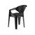 Пластиковый стул Гекса черный, изображение 3 | Интернет магазин мебели и декора LifeDekor