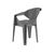 Пластиковый стул Гекса мокрый асфальт, изображение 3 | Интернет магазин мебели и декора LifeDekor