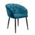 Стул DikLine 441М M19 бирюза, ножки черные | Интернет магазин мебели и декора LifeDekor