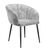 Стул DikLine 441М M13 светло-серый, ножки черные | Интернет магазин мебели и декора LifeDekor