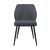 Стул DikLine 222 B28 ANTRACITE, ножки черные, изображение 2 | Интернет магазин мебели и декора LifeDekor