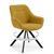Стул DikLine 254 поворотный, BL08 горчица, ножки черные | Интернет магазин мебели и декора LifeDekor