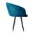 Стул DikLine 442М поворотный, M19 бирюза, ножки черные, изображение 3 | Интернет магазин мебели и декора LifeDekor
