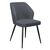 Стул DikLine 222 B28 ANTRACITE, ножки черные | Интернет магазин мебели и декора LifeDekor