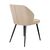 Стул DikLine 222 B03 BEIGE, ножки черные, изображение 2 | Интернет магазин мебели и декора LifeDekor
