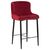 Набор 2 шт Стул полубарный DOBRIN CHRISTIAN'65, черные ножки, бордовый велюр (V108-85), Вариант: черные ножки, бордовый велюр (V108-85), изображение 2 | Интернет магазин мебели и декора LifeDekor