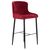 Набор 2 шт Стул барный DOBRIN CHRISTIAN'75, черные ножки, бордовый велюр (V108-85), Вариант: черные ножки, бордовый велюр (V108-85), изображение 3 | Интернет магазин мебели и декора LifeDekor