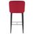 Набор 2 шт Стул барный DOBRIN CHRISTIAN'75, черные ножки, бордовый велюр (V108-85), Вариант: черные ножки, бордовый велюр (V108-85), изображение 6 | Интернет магазин мебели и декора LifeDekor