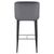 Набор 2 шт Стул барный DOBRIN CHRISTIAN'75, черные ножки, темно-серый велюр (V108-91), Вариант: черные ножки, темно-серый велюр (V108-91), изображение 6 | Интернет магазин мебели и декора LifeDekor