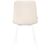 Стул обеденный DOBRIN CHILLY ROMBO, Бежевый Simple 44, основание белое, Вариант: Бежевый Simple 44, основание белое, изображение 5 | Интернет магазин мебели и декора LifeDekor