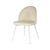 Стул «Белиз», Монолит беж, каркас белый, изображение 2 | Интернет магазин мебели и декора LifeDekor