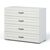Комод «Лацио» 4ящ, Белый/Белое дерево, изображение 2 | Интернет магазин мебели и декора LifeDekor