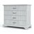 Комод «Лорена» 4ящ, Бетон Паин белый | Интернет магазин мебели и декора LifeDekor
