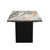 Стол DikLine IKD160 керамика Venetian Brown Light глянец, подстолье черное, опоры черные (2уп.), изображение 4 | Интернет магазин мебели и декора LifeDekor