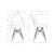 Набор 3 шт Стул обеденный DOBRIN DSR, ножки золотые, цвет светло-розовый (PK-02), Вариант: ножки золотые, цвет светло-розовый (PK-02), изображение 9 | Интернет магазин мебели и декора LifeDekor