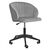 Стул Paola вращающийся на колесиках темно-серый | Интернет магазин мебели и декора LifeDekor