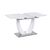 Стол обеденный раскладной T-904 Vision (1200-1500x800x760) Ceramic/Satin White Gloss, Размер стола: 1200-1500x800x760, изображение 2 | Интернет магазин мебели и декора LifeDekor